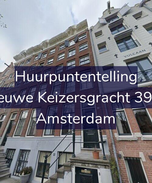 Foto gevel Huurpuntentelling voor Nieuwe Keizersgracht 39-O, Amsterdam