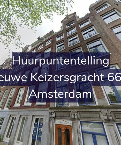 Foto gevel Huurpuntentelling voor Nieuwe Keizersgracht 66-C, Amsterdam