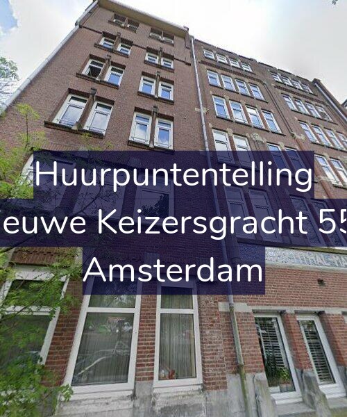 Foto gevel Huurpuntentelling voor Nieuwe Keizersgracht 554, Amsterdam