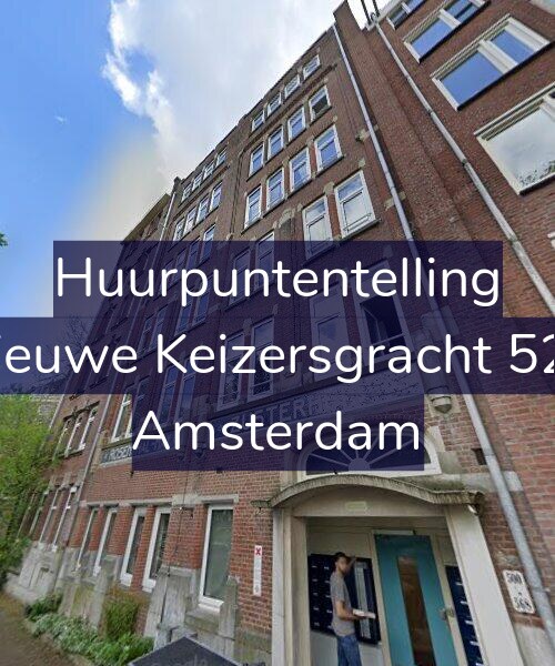 Foto gevel Huurpuntentelling voor Nieuwe Keizersgracht 528, Amsterdam
