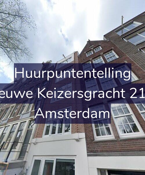 Foto gevel Huurpuntentelling voor Nieuwe Keizersgracht 21-2, Amsterdam