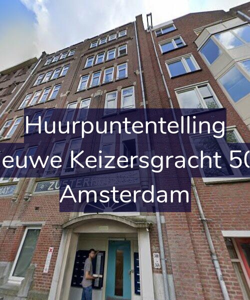 Foto gevel Huurpuntentelling voor Nieuwe Keizersgracht 504, Amsterdam