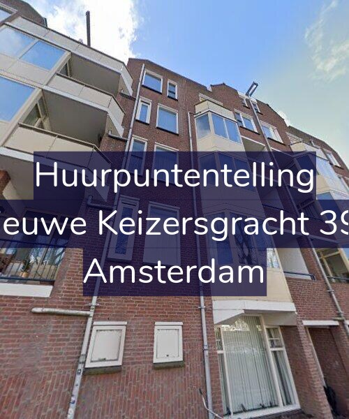 Foto gevel Huurpuntentelling voor Nieuwe Keizersgracht 398, Amsterdam
