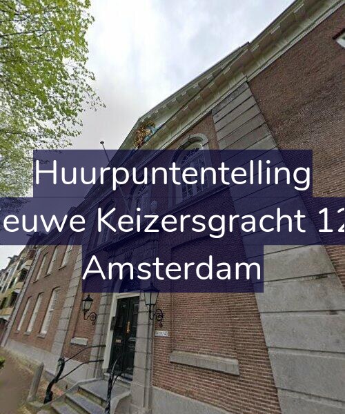 Foto gevel Huurpuntentelling voor Nieuwe Keizersgracht 122, Amsterdam