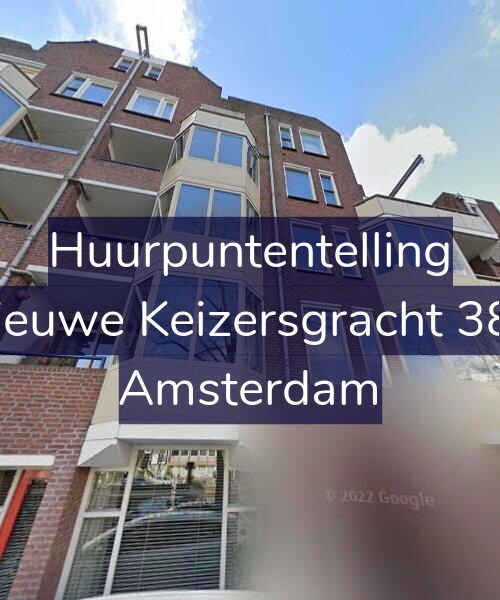 Foto gevel Huurpuntentelling voor Nieuwe Keizersgracht 380, Amsterdam