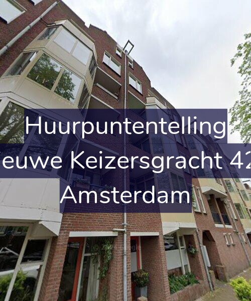 Foto gevel Huurpuntentelling voor Nieuwe Keizersgracht 420, Amsterdam