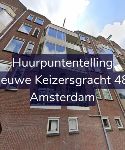 Foto gevel Huurpuntentelling voor Nieuwe Keizersgracht 482, Amsterdam