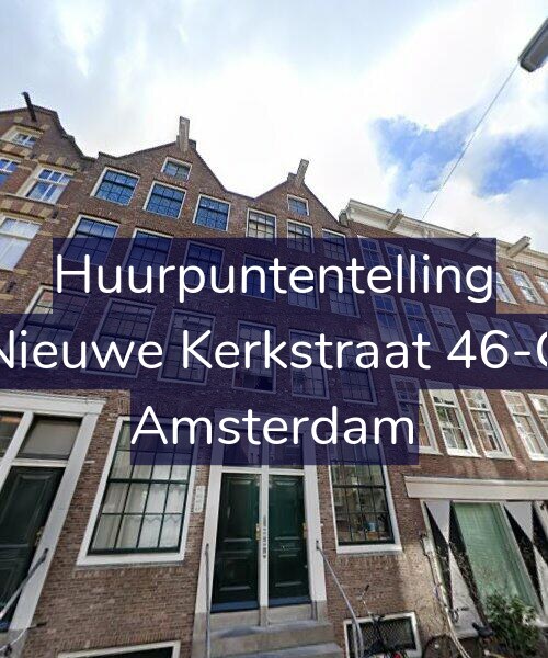 Foto gevel Huurpuntentelling voor Nieuwe Kerkstraat 46-C, Amsterdam
