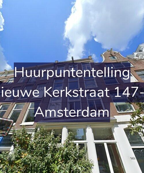 Foto gevel Huurpuntentelling voor Nieuwe Kerkstraat 147-3, Amsterdam