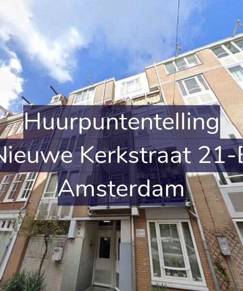 Foto gevel Huurpuntentelling voor Nieuwe Kerkstraat 21-B, Amsterdam