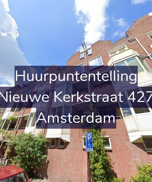 Foto gevel Huurpuntentelling voor Nieuwe Kerkstraat 427, Amsterdam