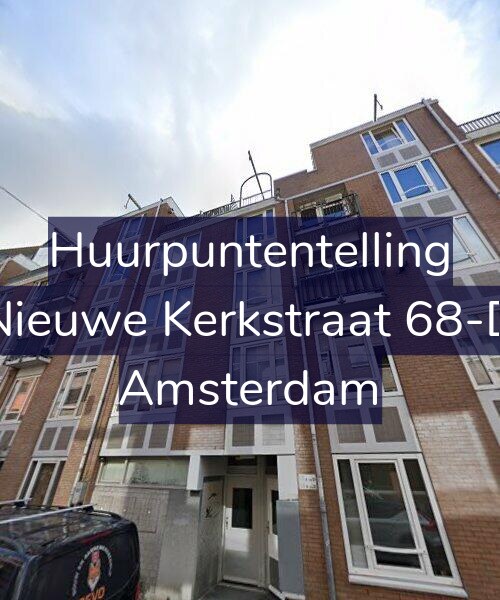 Foto gevel Huurpuntentelling voor Nieuwe Kerkstraat 68-D, Amsterdam