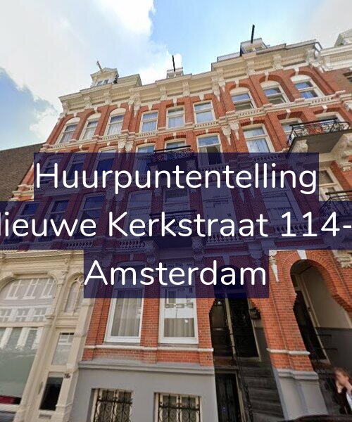Foto gevel Huurpuntentelling voor Nieuwe Kerkstraat 114-F, Amsterdam