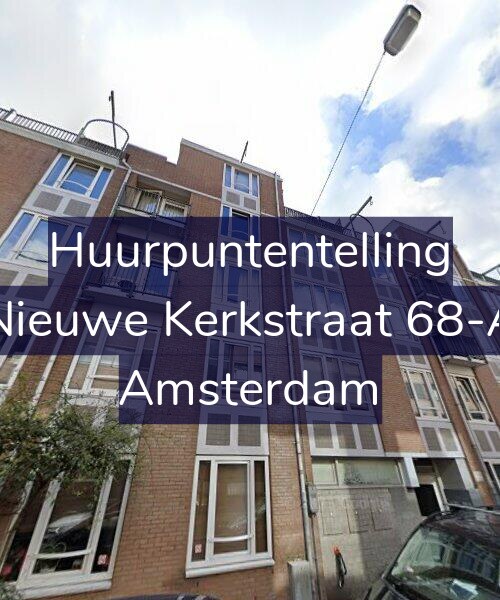 Foto gevel Huurpuntentelling voor Nieuwe Kerkstraat 68-A, Amsterdam