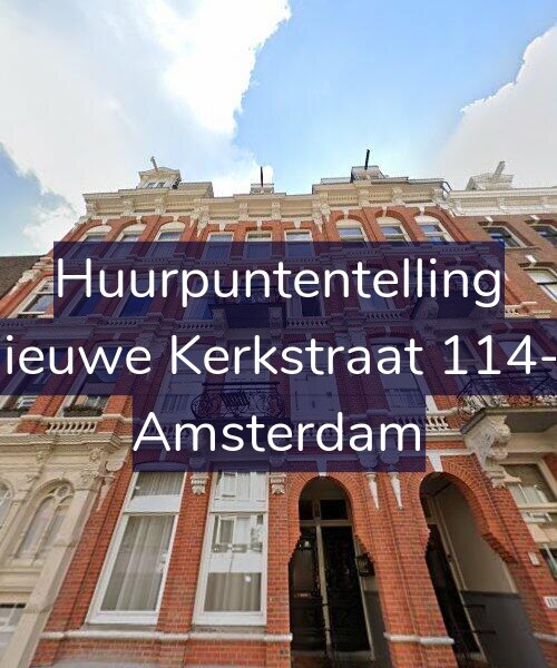 Foto gevel Huurpuntentelling voor Nieuwe Kerkstraat 114-3, Amsterdam