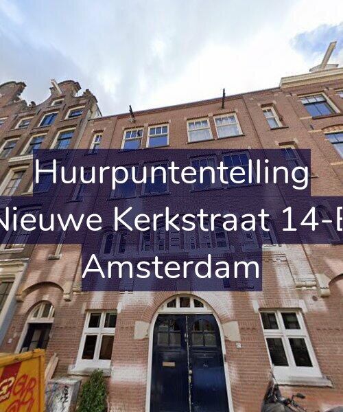 Foto gevel Huurpuntentelling voor Nieuwe Kerkstraat 14-B, Amsterdam