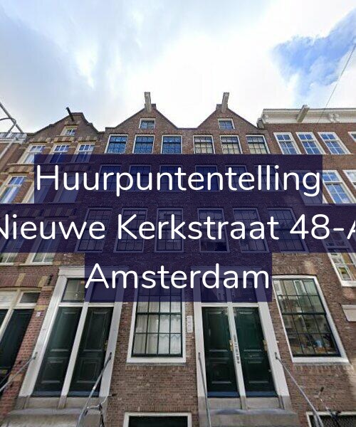 Foto gevel Huurpuntentelling voor Nieuwe Kerkstraat 48-A, Amsterdam