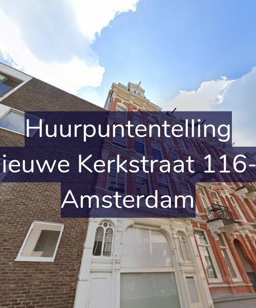 Foto gevel Huurpuntentelling voor Nieuwe Kerkstraat 116-2, Amsterdam