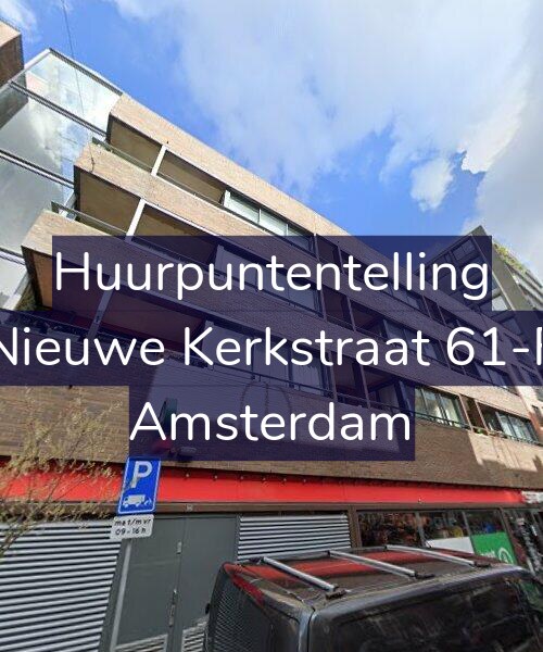 Foto gevel Huurpuntentelling voor Nieuwe Kerkstraat 61-F, Amsterdam