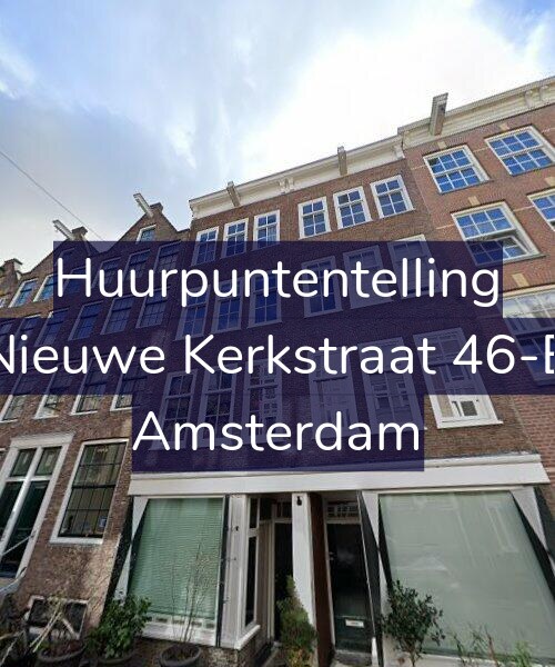 Foto gevel Huurpuntentelling voor Nieuwe Kerkstraat 46-B, Amsterdam