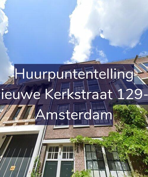 Foto gevel Huurpuntentelling voor Nieuwe Kerkstraat 129-3, Amsterdam