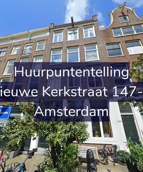 Foto gevel Huurpuntentelling voor Nieuwe Kerkstraat 147-H, Amsterdam