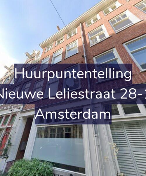 Foto gevel Huurpuntentelling voor Nieuwe Leliestraat 28-1, Amsterdam