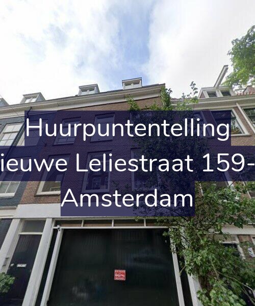Foto gevel Huurpuntentelling voor Nieuwe Leliestraat 159-B, Amsterdam
