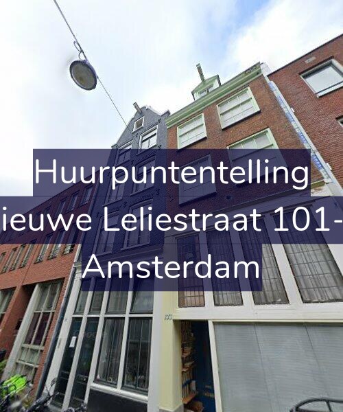 Foto gevel Huurpuntentelling voor Nieuwe Leliestraat 101-1, Amsterdam