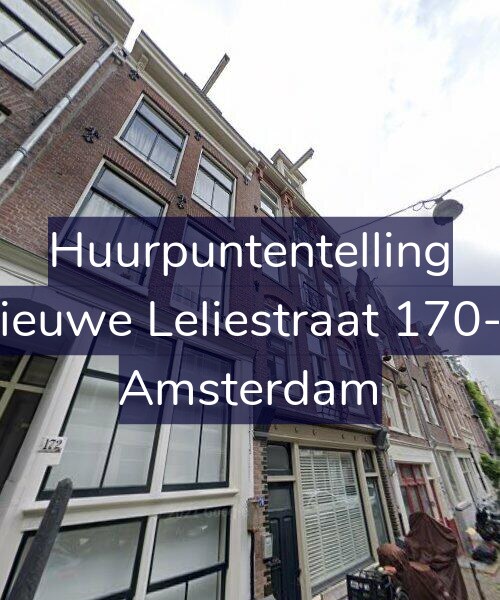 Foto gevel Huurpuntentelling voor Nieuwe Leliestraat 170-B, Amsterdam