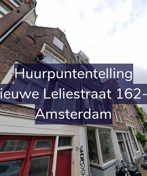 Foto gevel Huurpuntentelling voor Nieuwe Leliestraat 162-B, Amsterdam