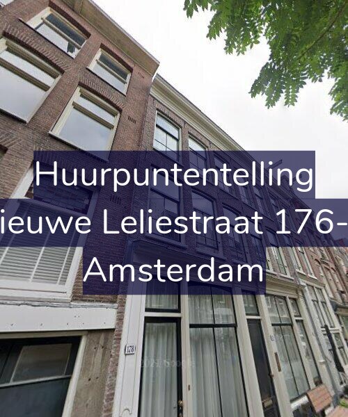 Foto gevel Huurpuntentelling voor Nieuwe Leliestraat 176-A, Amsterdam
