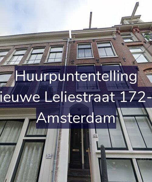 Foto gevel Huurpuntentelling voor Nieuwe Leliestraat 172-A, Amsterdam