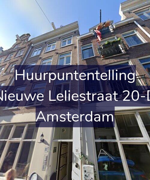 Foto gevel Huurpuntentelling voor Nieuwe Leliestraat 20-D, Amsterdam