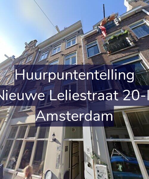 Foto gevel Huurpuntentelling voor Nieuwe Leliestraat 20-E, Amsterdam