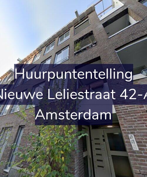 Foto gevel Huurpuntentelling voor Nieuwe Leliestraat 42-A, Amsterdam