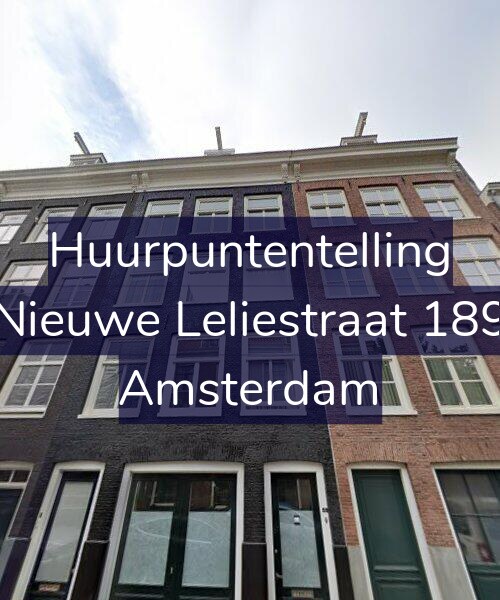 Foto gevel Huurpuntentelling voor Nieuwe Leliestraat 189, Amsterdam