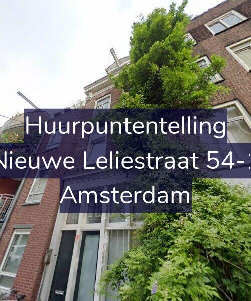Foto gevel Huurpuntentelling voor Nieuwe Leliestraat 54-1, Amsterdam