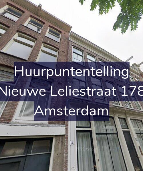 Foto gevel Huurpuntentelling voor Nieuwe Leliestraat 178, Amsterdam