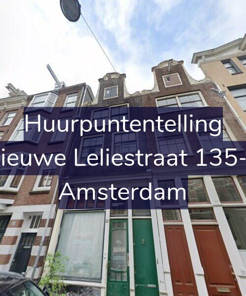 Foto gevel Huurpuntentelling voor Nieuwe Leliestraat 135-1, Amsterdam