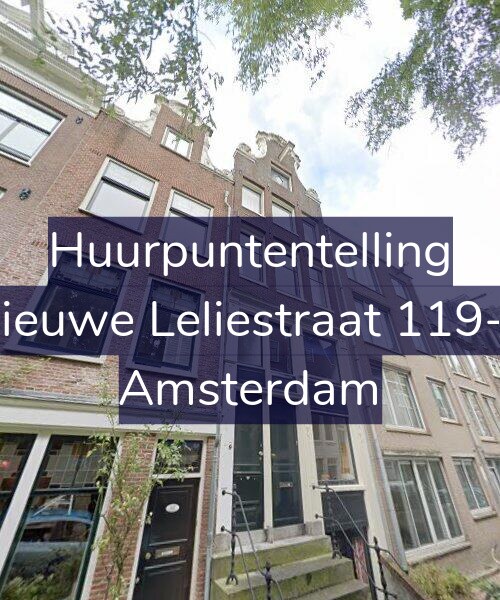 Foto gevel Huurpuntentelling voor Nieuwe Leliestraat 119-1, Amsterdam