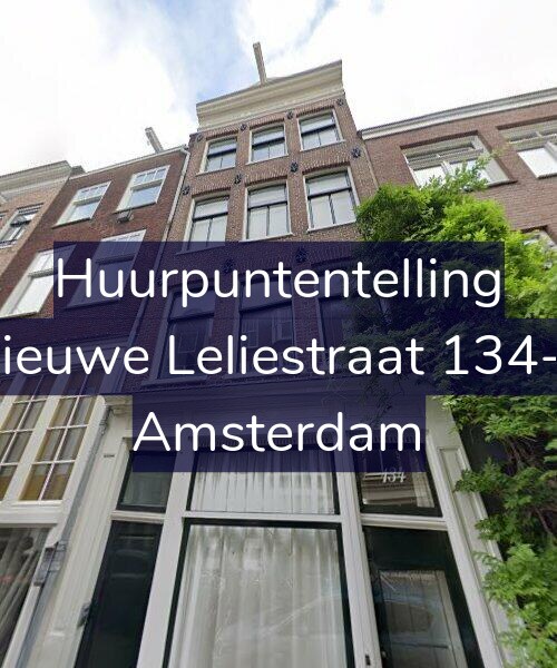 Foto gevel Huurpuntentelling voor Nieuwe Leliestraat 134-3, Amsterdam