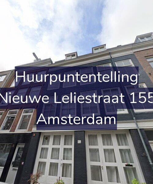 Foto gevel Huurpuntentelling voor Nieuwe Leliestraat 155, Amsterdam