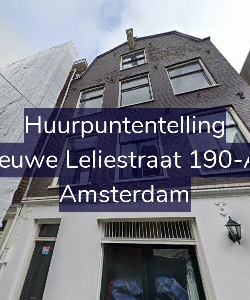 Foto gevel Huurpuntentelling voor Nieuwe Leliestraat 190-A1, Amsterdam