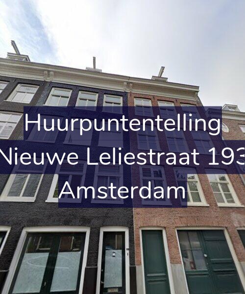 Foto gevel Huurpuntentelling voor Nieuwe Leliestraat 193, Amsterdam