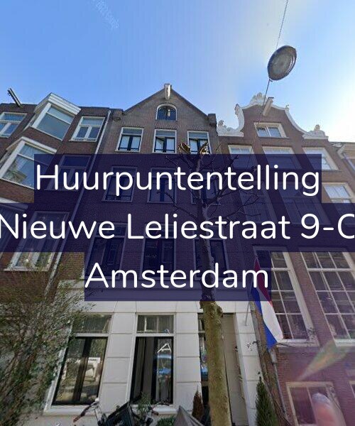 Foto gevel Huurpuntentelling voor Nieuwe Leliestraat 9-C, Amsterdam