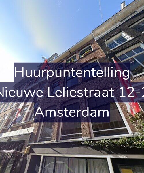 Foto gevel Huurpuntentelling voor Nieuwe Leliestraat 12-2, Amsterdam