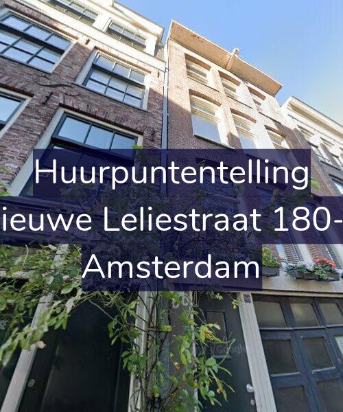 Foto gevel Huurpuntentelling voor Nieuwe Leliestraat 180-1, Amsterdam