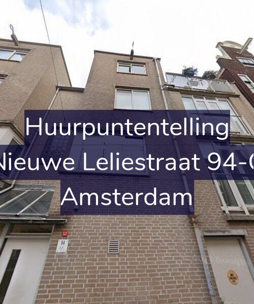 Foto gevel Huurpuntentelling voor Nieuwe Leliestraat 94-C, Amsterdam