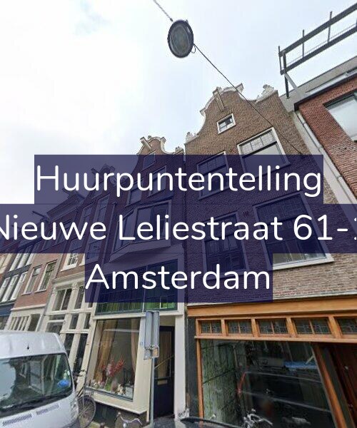 Foto gevel Huurpuntentelling voor Nieuwe Leliestraat 61-1, Amsterdam